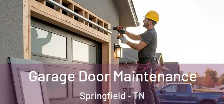 Garage Door Maintenance Springfield - TN